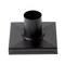 Alfi Brand 5"x5" Black Matte Square, SS, Shower Drain with Groove Holes ABSD55C-BM - alternate 4